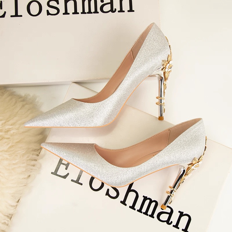 Luxury Lifestyle - Women's High Heels Luxury Crystal Bridal