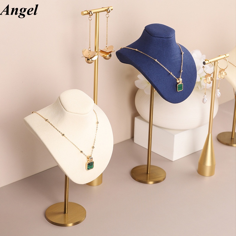 Luxury Lifestyle Photography - Luxury Velvet Jewelry Display Stand, Multi-layer