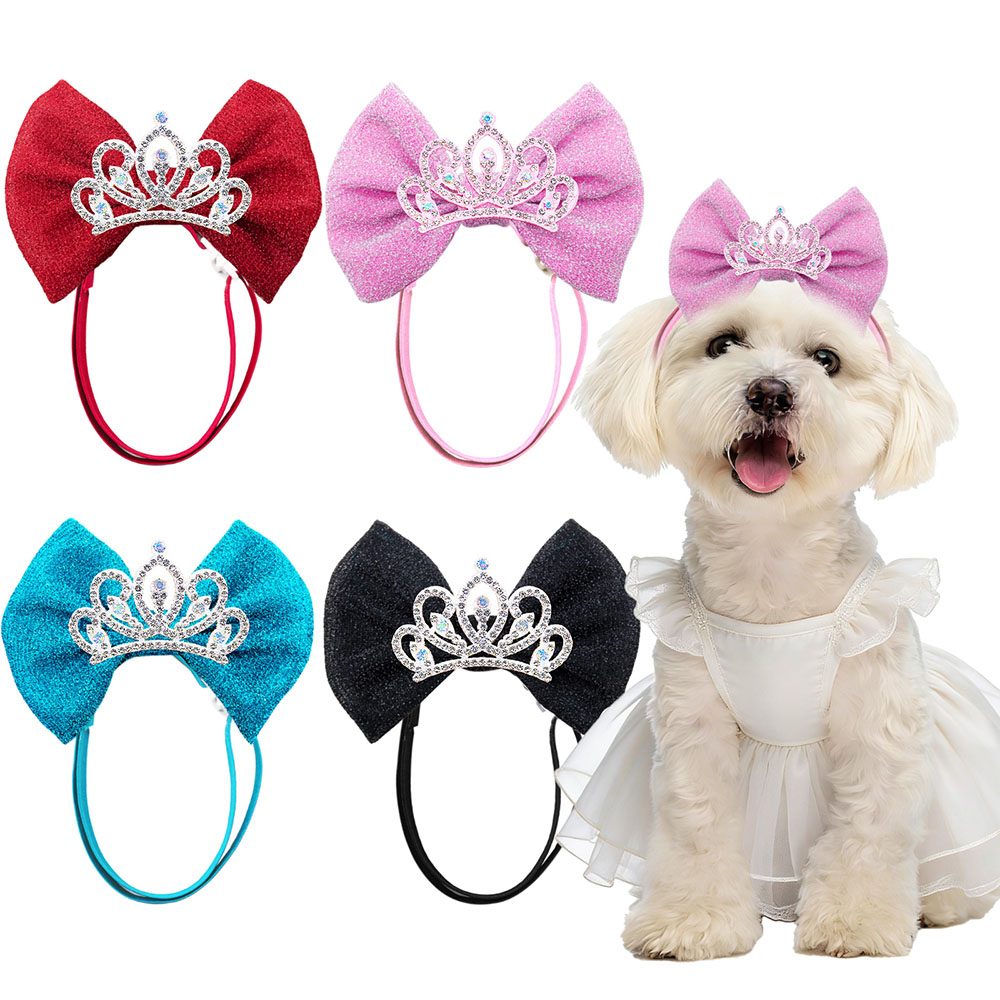 1PC Diamonds Dog Hair Bows Ela – Luxury Lifestyle Photography Bewertung und Preis