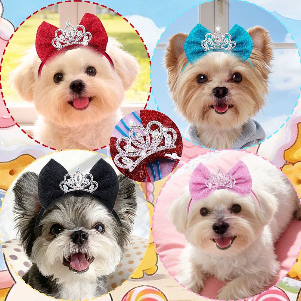 1PC Diamonds Dog Hair Bows Ela – Luxury Lifestyle Photography Bewertung und Preis